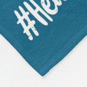 Heart Health Black Women Melanin Heart Disease Awa Fleece Deken (Hoek)