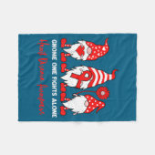 Heart Health Gnome Heart Disease Awareness Chd Red Fleece Deken (Voorkant (Horizontaal))