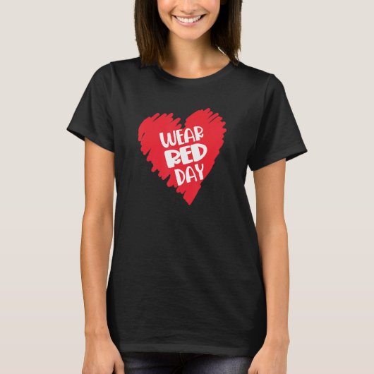 Heart Health Maand Shirt Februari Amerikaans Heart (Voorkant)