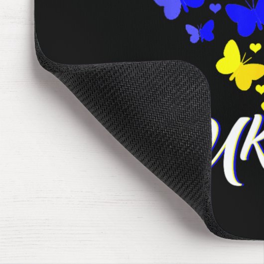 Heart Heart Ukraine Shirt Butterfly I Stand With U Muismat (Hoek)