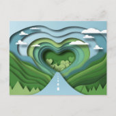 Heart Highway Road Briefkaart (Voorkant)