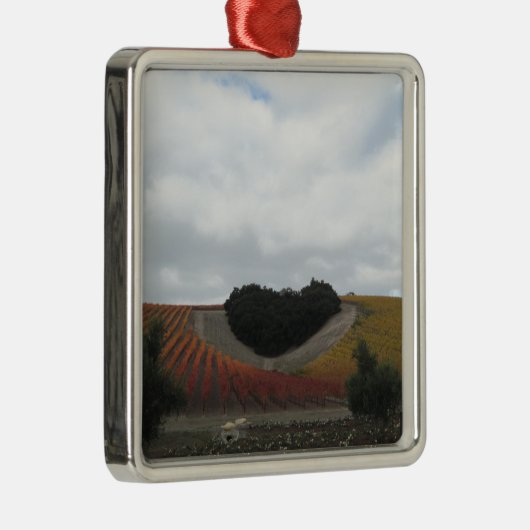 Heart Hill bij Niner Estates, in het najaar Metalen Ornament (Rechts)