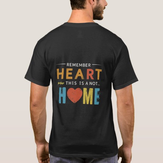 Heart Home T-shirt (Achterkant)