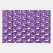 Heart Horse Riding Theme Cute Girly Inpakpapier Vel (Voorkant 2)