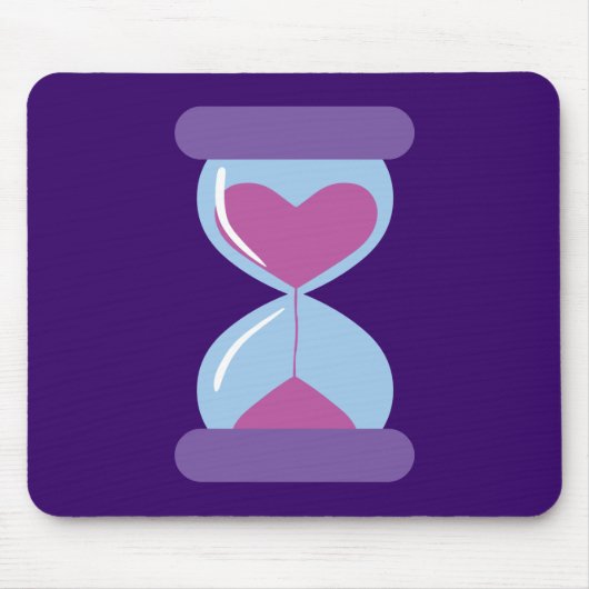 Heart Hourglass Muismat (Voorkant)