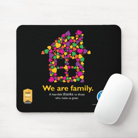 Heart House Mousepad Muismat (Met muis)