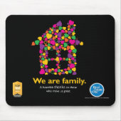 Heart House Mousepad Muismat (Voorkant)