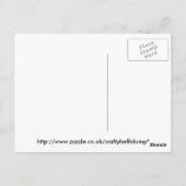 Heart-hout Briefkaart (Achterkant)