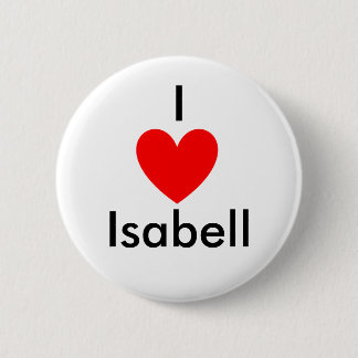 Heart, I, Isabell Ronde Button 5,7 Cm
