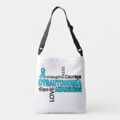 Heart/I Nooit gekend... dochter.. Dysautonomie Crossbody Tas (Achterkant)