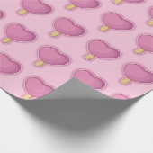 Heart Ice Cream Stick Cadeaupapier (Hoek)