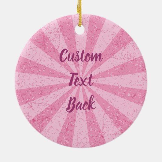 Heart Ice Cream Stick Keramisch Ornament (Achterkant)