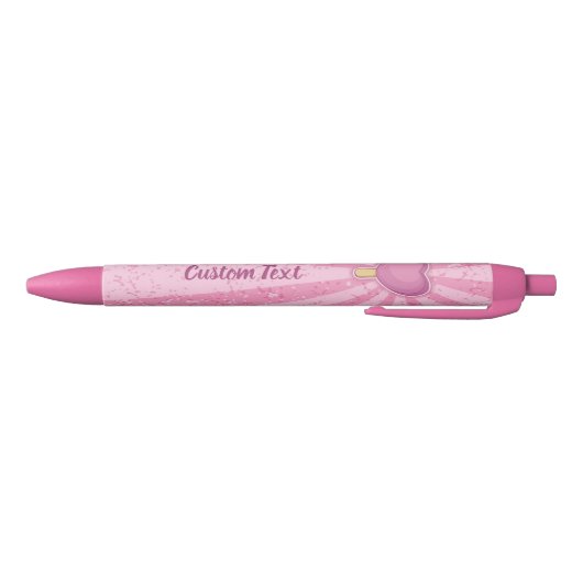 Heart Ice Cream Stick Rode Inkt Pen (Bodem)