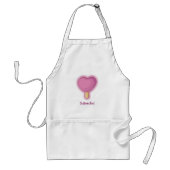 Heart Ice Cream Stick Standaard Schort (Voorkant)