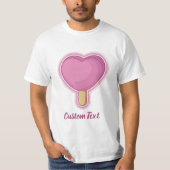 Heart Ice Cream Stick T-shirt (Voorkant)
