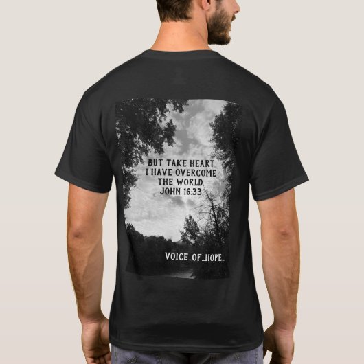 Heart, ik heb mannen t-shirt overwonnen. (Achterkant)