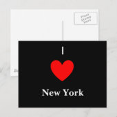 Heart, ik, New York Briefkaart (Voorkant / Achterkant)