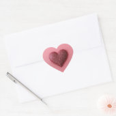 Heart in a heart sticker. hart sticker (Envelop)