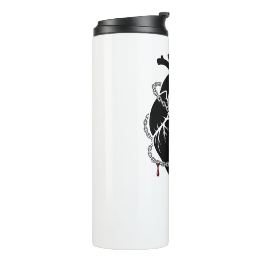 HEART IN CHAINS THERMOSBEKER (Gedraaid links)