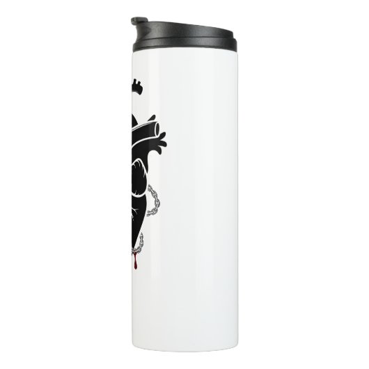 HEART IN CHAINS THERMOSBEKER (Geroteerd rechts)