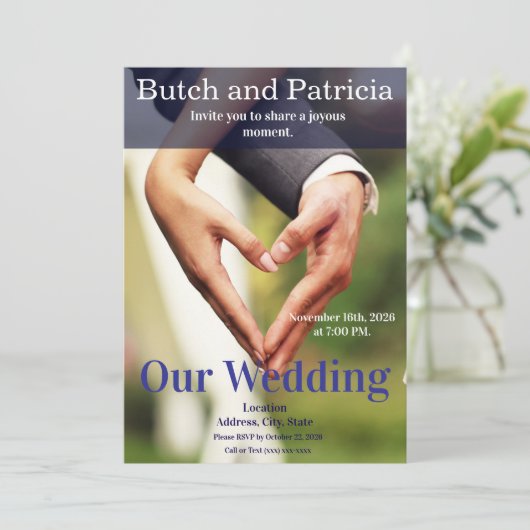 Heart In Hands Kaart (Staand voorkant)