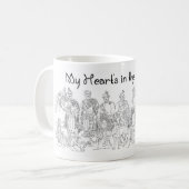 Heart in The Highlands, Love Scotland Koffiemok (Voorkant links)