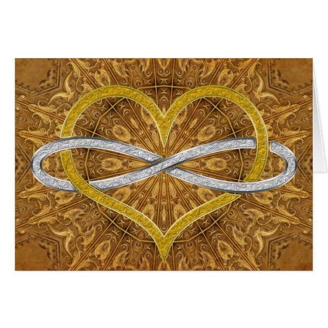 Heart Infinity Gold Silver (Voorkant Horizontaal)