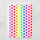 Heart Invitation Kaart (Achterkant)