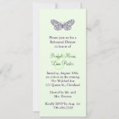 Heart is een Flutter Rehearsal Dinner Invite (groe Kaart (Voorkant)