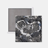Heart Jeff Magneet (Voorkant / Achterkant)