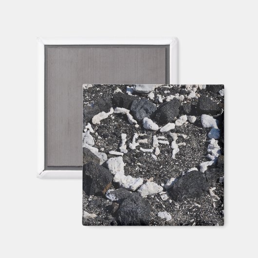 Heart Jeff Magneet (Voorkant / Achterkant)