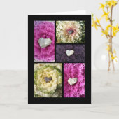 Heart Kale Kaart (Gele Bloem)