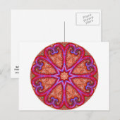 Heart Kaleidoscope Briefkaart (Voorkant / Achterkant)