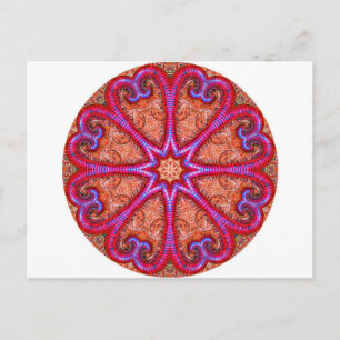 Heart Kaleidoscope Briefkaart