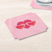 Heart Kartonnen Onderzetters (Gekanteld)