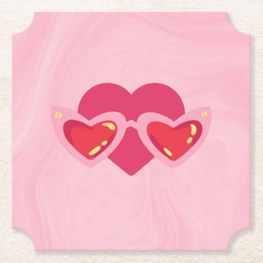 Heart Kartonnen Onderzetters (Voorkant)