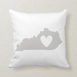 Heart Kentucky state silhouette Kussen