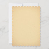 Heart Key  repetitie Dinner Invitation Kaart (Achterkant)