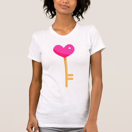 Heart Key T-shirt (Voorkant)