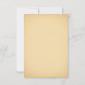 Heart Key Vintage Wedding RSVP-kaarten RSVP Kaartje (Achterkant)