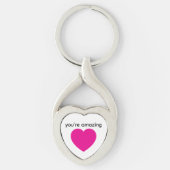heart keychain keepsake (Voorkant)