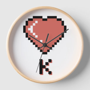 Heart King zwarte omtrek