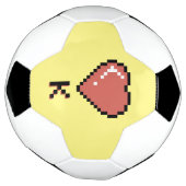 Heart King zwarte omtrek Voetbal (Gedraaid)