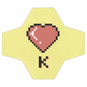 Heart King zwarte omtrek Voetbal (Enkel)