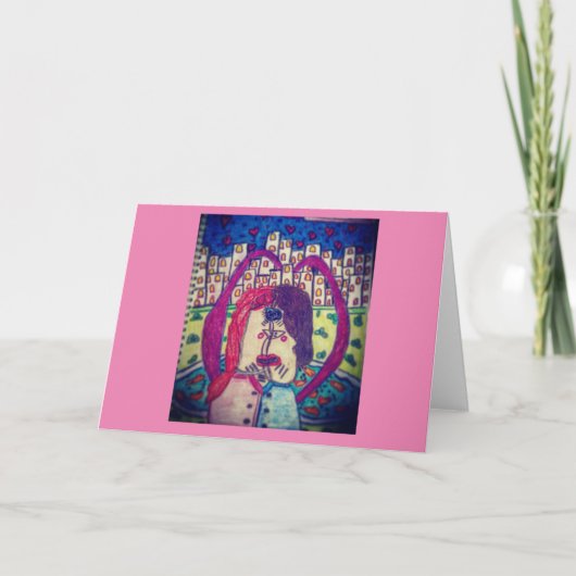 Heart Kissful briefkaart VAN: Katie Yonker (Voorkant)