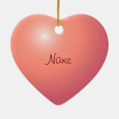 Heart Kitten aangepaste ornamenten (Achterkant)