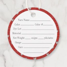 HEART KNIT 2" Rond garen Labels