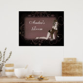 Heart Label Elf Design - fantastische afdruk Poster (Keuken)