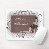 Heart Label Elf Design - Mousepad Muismat (Met muis)