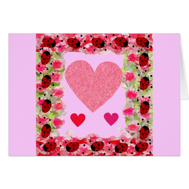 Heart Ladybugs (Voorkant Horizontaal)